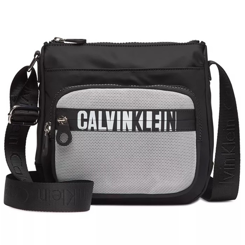 Calvin Klein Black Nylon Crossbody Bag